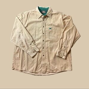 Vintage Tan Greatland Apparel Button Up